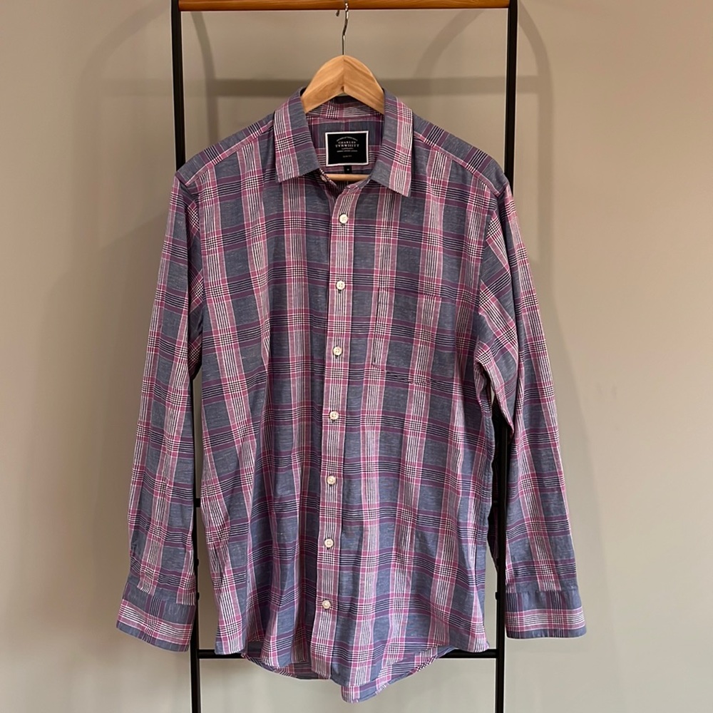 Charles Tyrwhitt Slim Fit Dress Shirt (Size Medium)